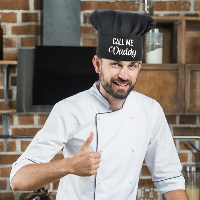 ZBBFSCSB Funny Chef Hat, Adjustable Cooking Hat for Man, Christmas for Men Husband Grandpa Brother - Image 4